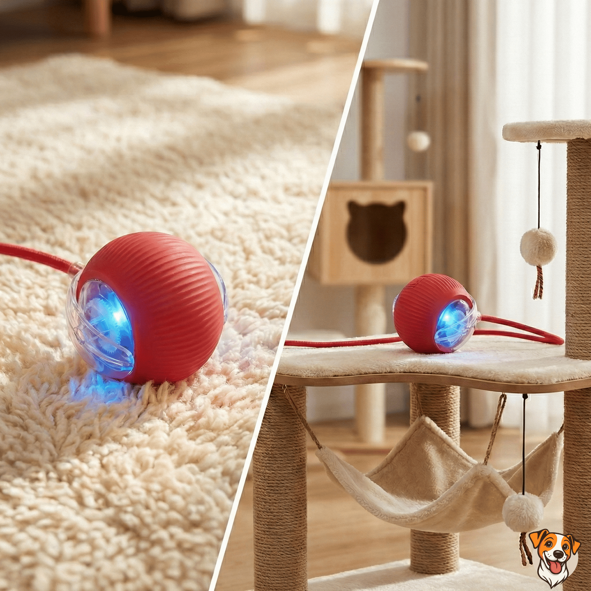 Balle interactive intelligente - PetouPet