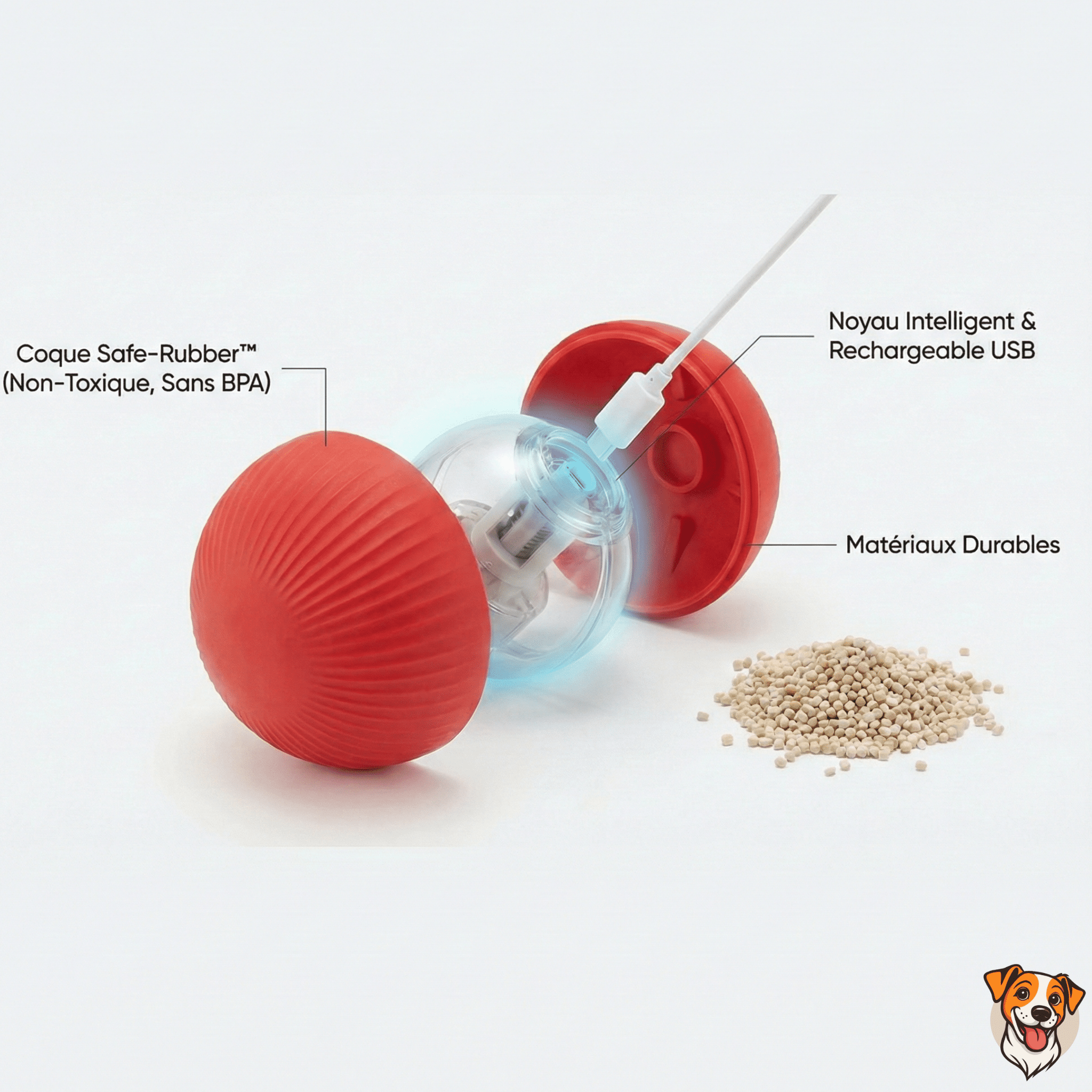 Balle interactive intelligente - PetouPet