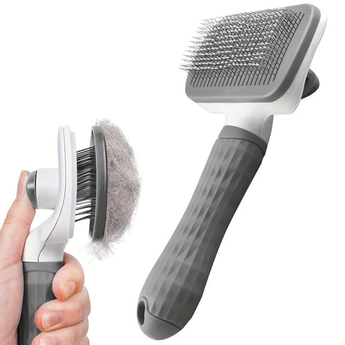 Brosse Carde Auto-Nettoyante pour Chien & Chat