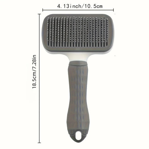 Brosse Carde Auto-Nettoyante pour Chien & Chat