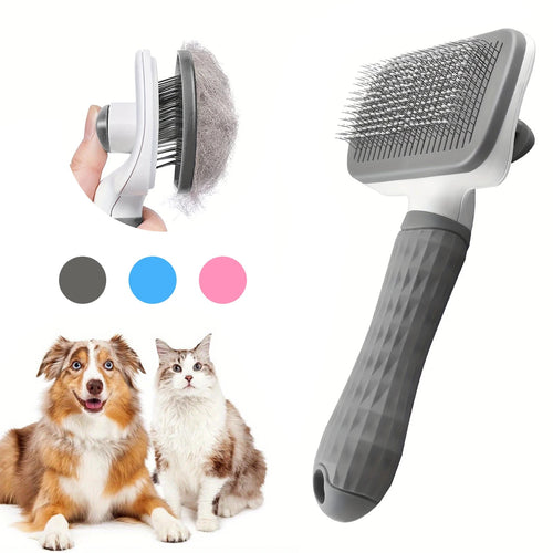 Brosse Carde Auto-Nettoyante pour Chien & Chat