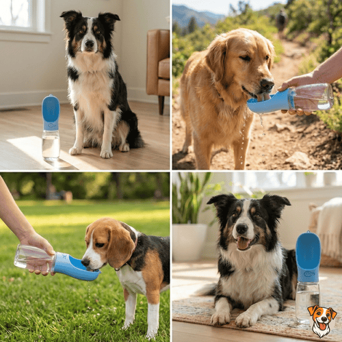 Gourde de Voyage Anti-Fuite pour Chien