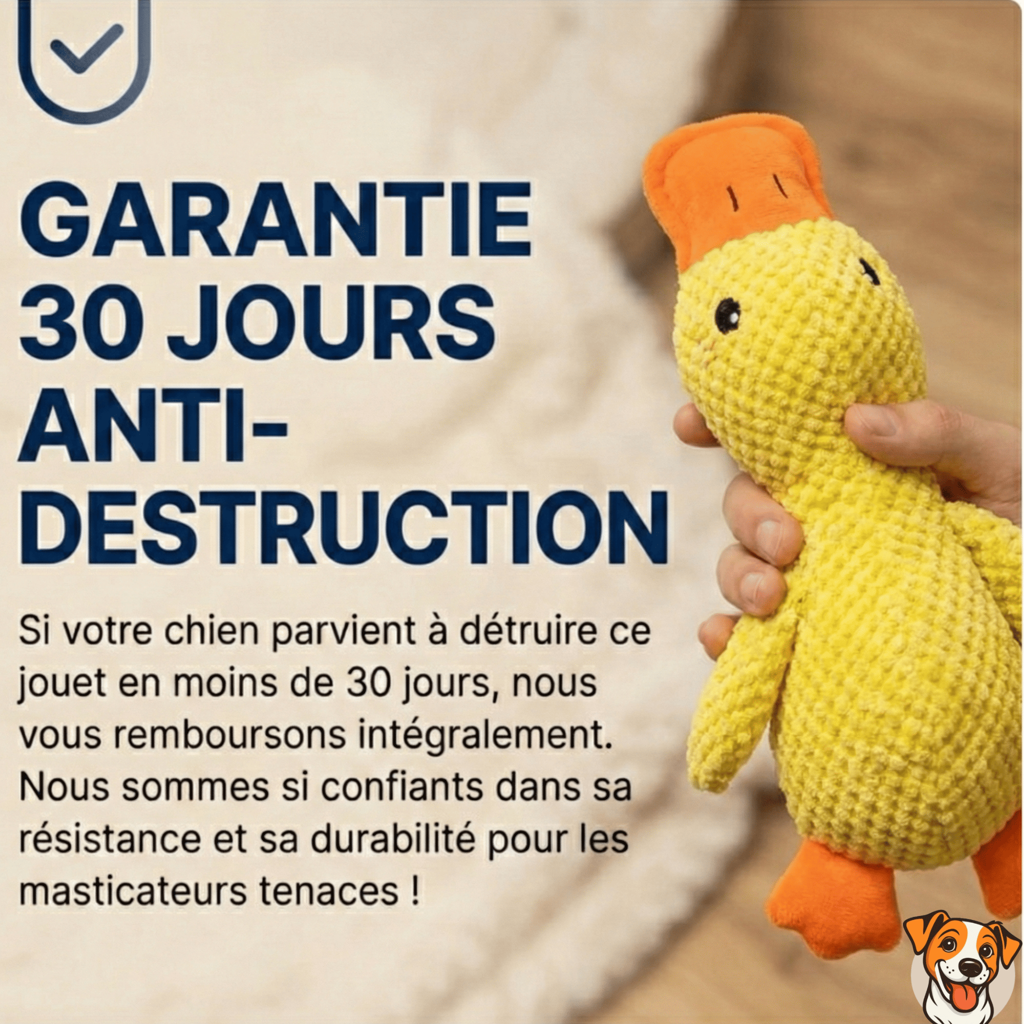 Peluche anti stress Chien - PetouPet